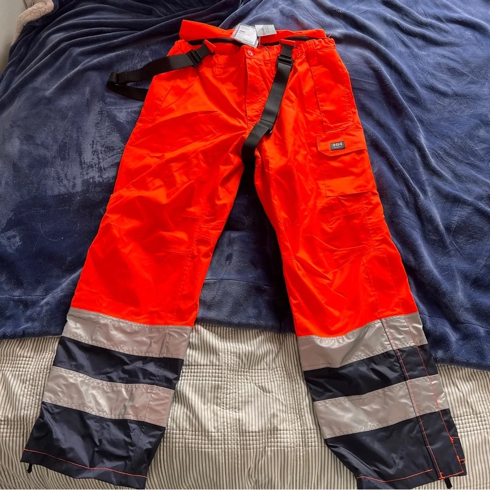 NWT Helly Hansen Workwear Potsdam HiVis Waterproof Bib Pants XL